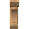 Ekena Millwork Imperial Slat Rough Sawn Bracket w/ Offset Brace, Western Red Cedar, 6"W x 16"D x 20"H BKT0604X16X20IMP06RWR - alternate 2